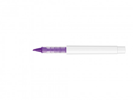 Маркер в корпусе из переработанного материала rPET RECYCLED PET PEN PRO LIQEO, белый с фиолетовыми чернилами