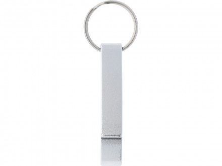 Брелок-открывалка Tao из переработанного алюминия - Серебристый
