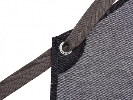 Джинсовый фартук с карманами Fry, черный