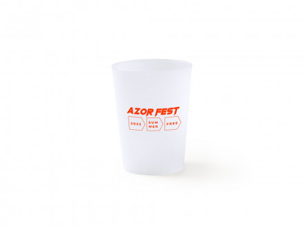 Многоразовая чашка PONTAL из гибкого полипропилена 500 мл, полупрозрачный