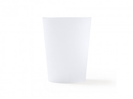 Многоразовая чашка PONTAL из гибкого полипропилена 500 мл, полупрозрачный