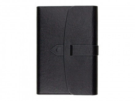 Ежедневник недатированный А5 Senate с магнитным клапаном, черный