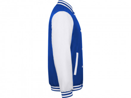 Бомбер утепленный California унисекс, королевский синий / белый