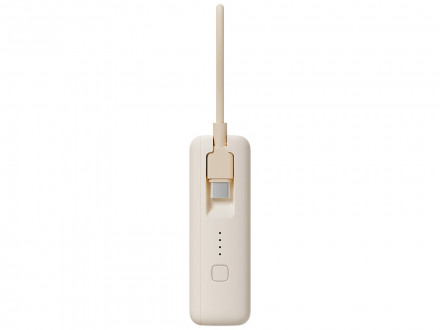 Внешний аккумулятор со встроенным кабелем Xiaomi Power Bank 10000mAh (Integrated Cable) Tan GL
