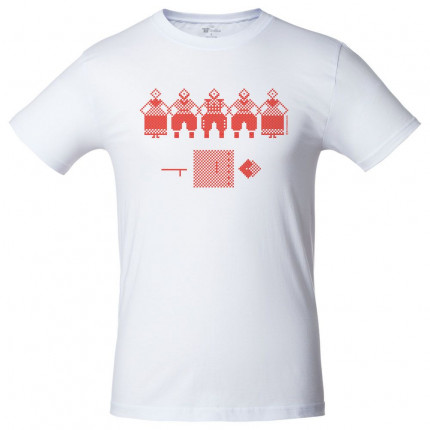 Футболка «Руфина Базлова. Милиция с народом», белая