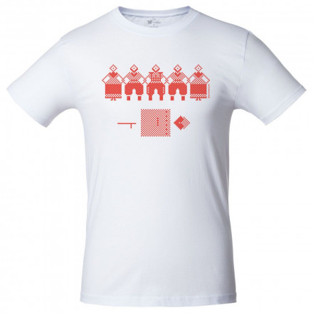 Футболка «Руфина Базлова. Милиция с народом», белая