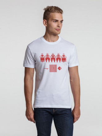 Футболка «Руфина Базлова. Милиция с народом», белая