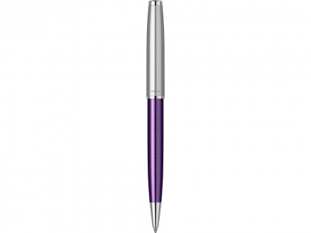 Шариковая ручка Parker Sonnet Essentials Violet SB Steel CT, цвет чернил black, перо: M, в подарочной упаковке.
