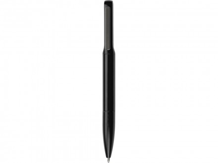 Металлическая шариковая ручка со светящимся логотипом Illuminata, черный