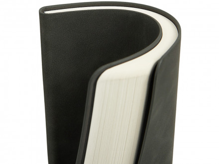 Блокнот А5 в гибкой обложке Chaplin, серый