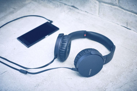 Наушники Sony XB-550, синие