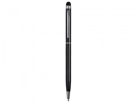 Ручка-стилус металлическая шариковая Jucy черный
