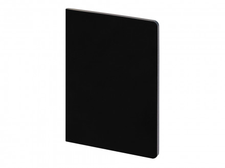 Бизнес-тетрадь А5 Pragmatic Contrast, 40 листов в клетку, черный с черным срезом