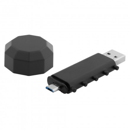 Флешка 2 в 1 с кодовым замком lokenToken 16 Гб, черная 1