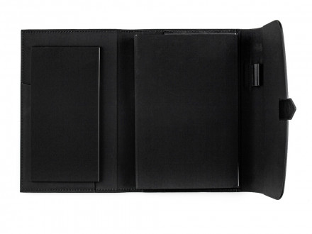Ежедневник недатированный А5 Senate с магнитным клапаном, черный