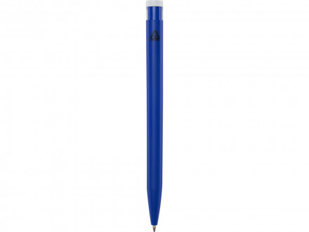 Шариковая ручка Unix из переработанной пластмассы, синие чернила - Ярко-синий