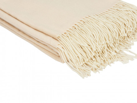 Акриловый плед Dapple 160x210 см, бежевый