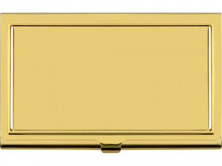 Визитница Белуччи, золотистый глянцевый (Р)