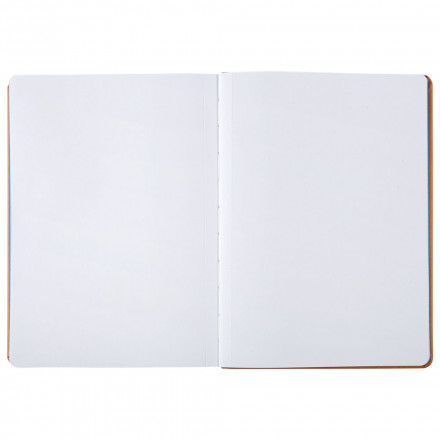 Ежедневник Blues недатированный, коричневый с голубым