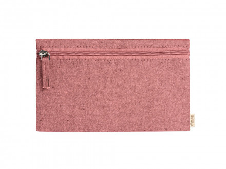 Универсальная косметичка REMO из переработанного хлопка, красный