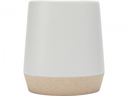 Dolce керамическая кружка объемом 300 мл с матовой отделкой, белый