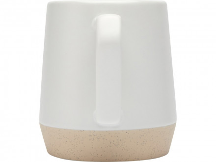 Dolce керамическая кружка объемом 300 мл с матовой отделкой, белый