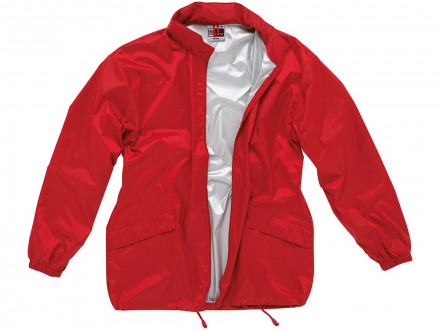Ветровка Miami детская с чехлом, красный