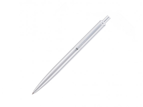 Ручка шариковая Pierre Cardin GAMME Classic. Цвет - серебристый. Упаковка Е