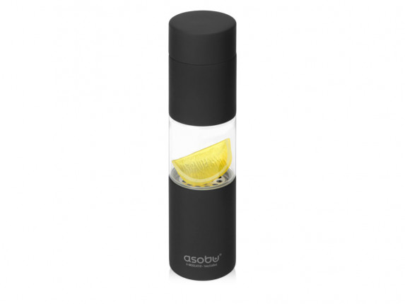 Бутылка для воды FLAVOUR U SEE, 460 мл, черный