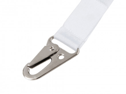 Ланъярд 2,5 см под сублимацию с большим карабином, межуровневым замком и замком обрыва