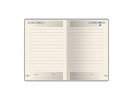 Ежедневник полудатированный А5 Windsor, синий