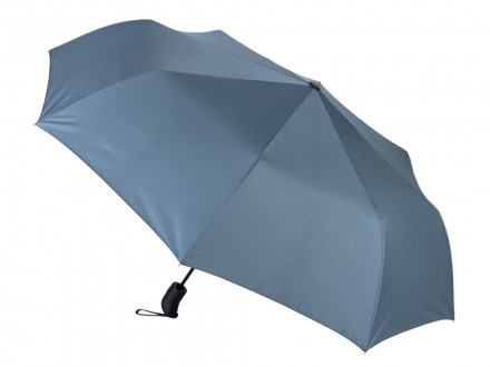 Подарочный набор с зонтом и термобутылкой в шопере, голубой