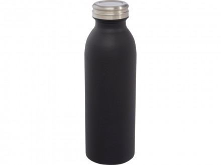 Бутылка Riti объемом 500 мл с медной обшивкой и вакуумной изоляцией , черный
