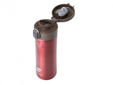 Термокружка Stinger, 0,35 л, сталь/пластик, красный глянцевый, 8,4 x 7 x 21,2 см