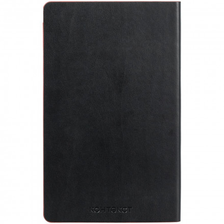 Блокнот Trait в точку, черно-красный