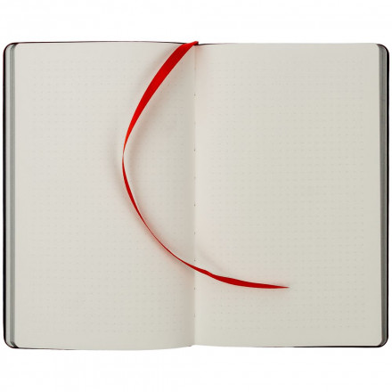 Блокнот Trait в точку, черно-красный