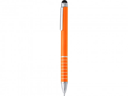 Ручка-стилус металлическая шариковая CANAIMA, апельсин