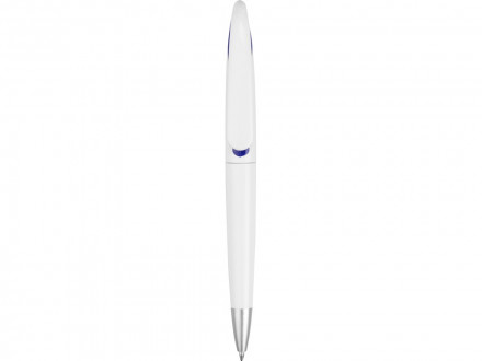 Ручка шариковая Swansea, белый/ярко-синий, синие чернила