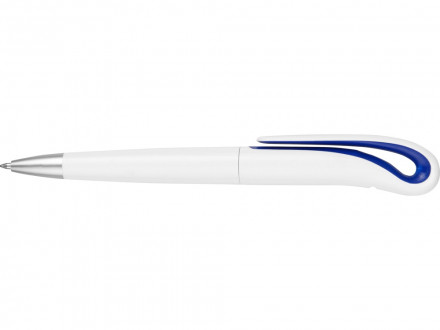 Ручка шариковая Swansea, белый/ярко-синий, синие чернила