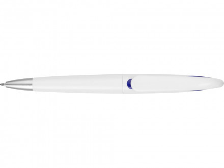 Ручка шариковая Swansea, белый/ярко-синий, синие чернила