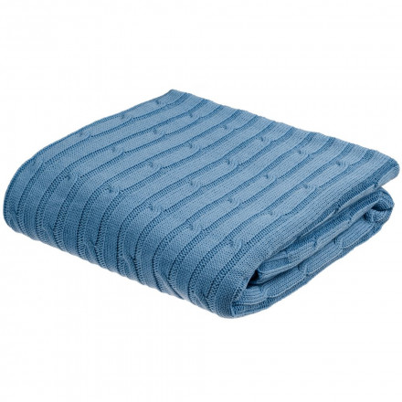 Плед Remit, синий (индиго)