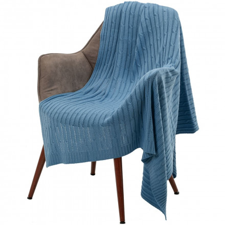 Плед Remit, синий (индиго)