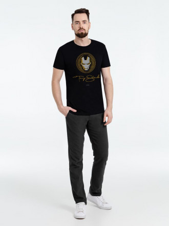 Футболка Tony Stark Icon, черная