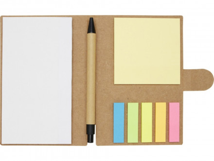 Swift буклет с липкой бумагой для заметок с шариковой ручкой - Натуральный