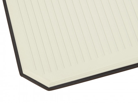 Блокнот А5 в гибкой обложке Chaplin, шоколадный