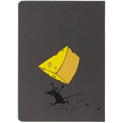 Ежедневник «Мышки-воришки», недатированный, серый