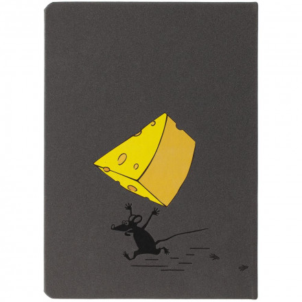 Ежедневник «Мышки-воришки», недатированный, серый