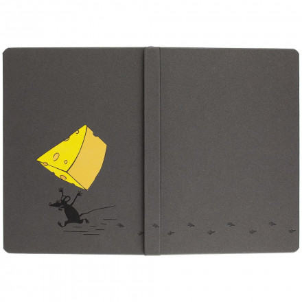 Ежедневник «Мышки-воришки», недатированный, серый