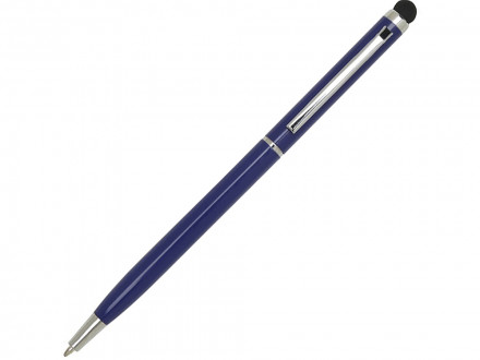 Шариковая ручка Ore алюминиевая со стилусом - Синий