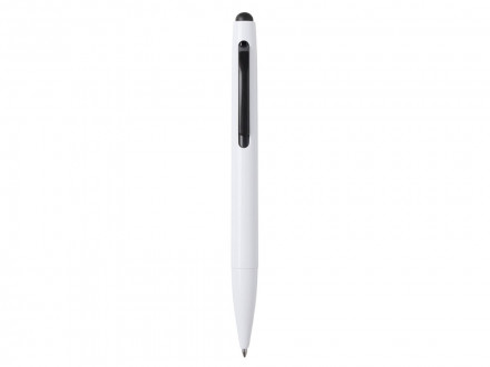 Пластиковая шариковая ручка пиши-стирай InkShift, белый корпус с черным